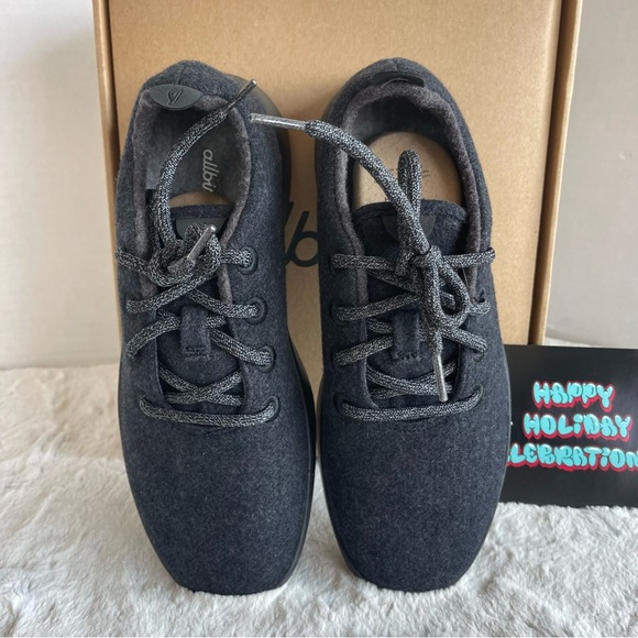 Allbirds Black Sneakers with TikTok Logo New With Box Women Size 9 - Picture 3 of 9